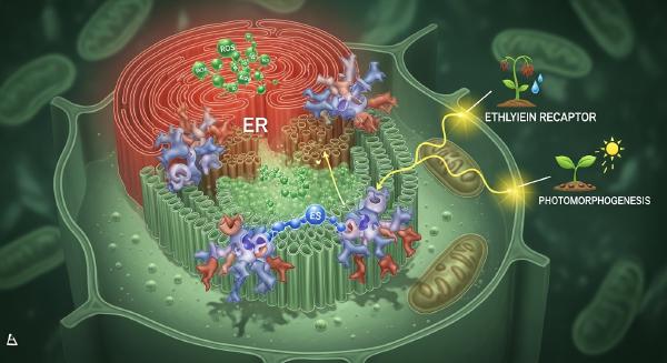 Ethylene Receptor Links ER Redox State to Plant Stress Adaptation