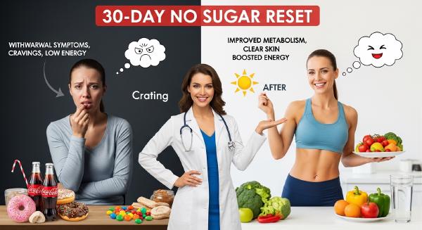 30-Day No Sugar Reset: What Happens to Your Body Week by Week