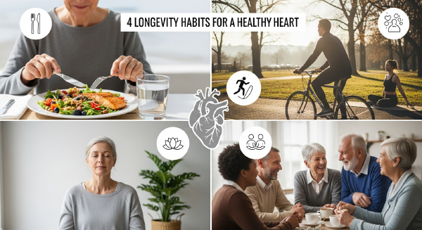 4 Longevity Habits for a Healthy Heart