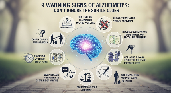9 Early Warning Signs of Alzheimer’s You Should Never Ignore