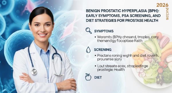 BPH Guide 2026: Symptoms, Screening & Diet Tips