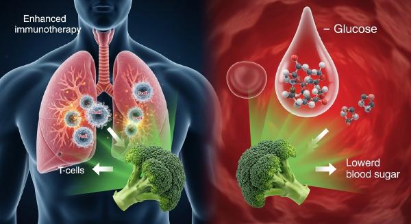 Broccoli May Boost Cancer Immunotherapy and Lower Blood Sugar