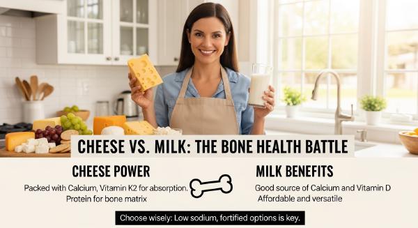 Cheese vs Milk: The Calcium Truth and Sodium Trap Explained