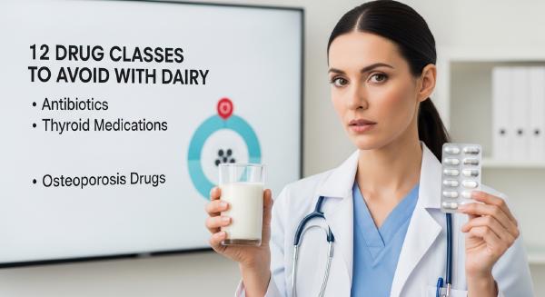 Drinking Milk After Medication: 12 Drug Classes That Clash
