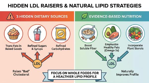How to Lower LDL Cholesterol Naturally: 3 Hidden Foods Raising Your LDL-C