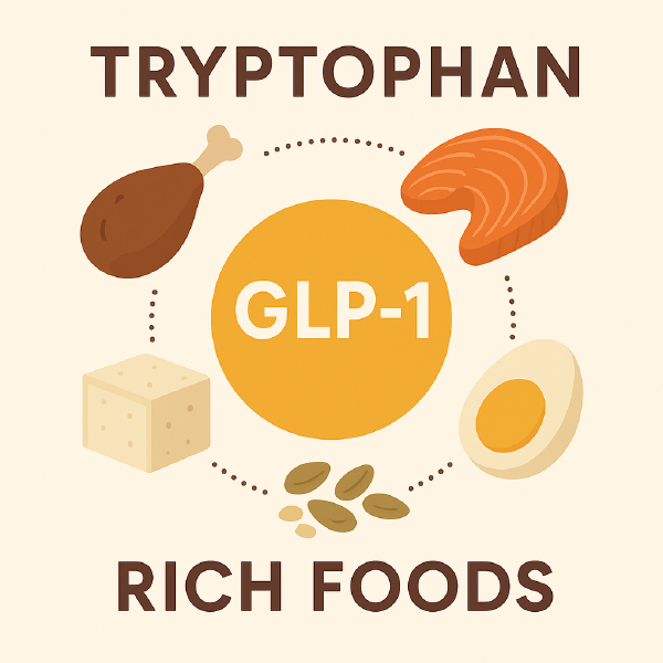 Natural GLP-1 Boost: How Tryptophan-Rich Foods Support Weight Loss
