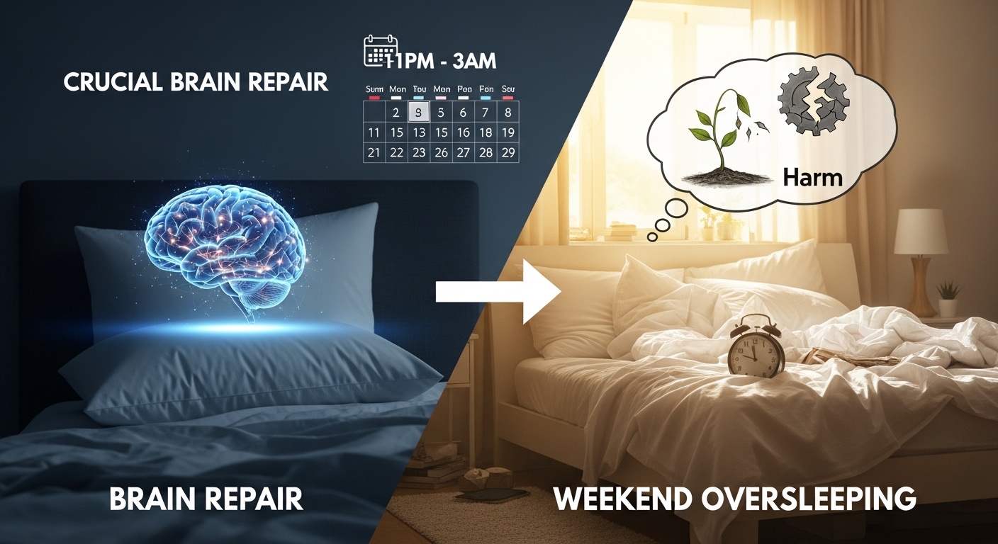 The 4-Hour Golden Sleep Window: Why Oversleeping Can't Fix Your Brain ...