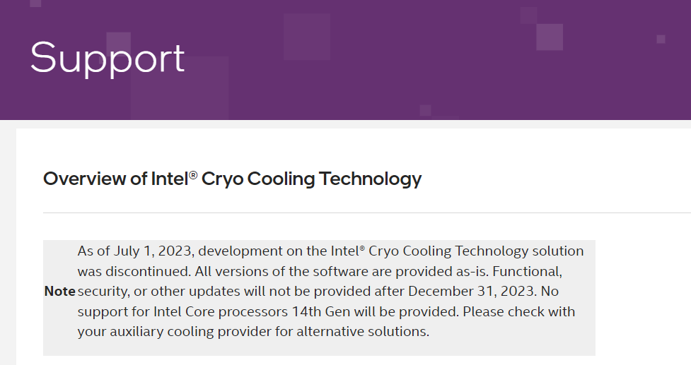 Cryo 冷却技术利用TEC制冷片+液冷的结合来增强 CPU 冷却