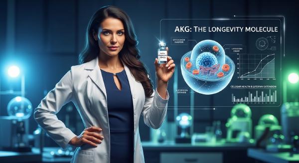 AKG Explained: The Metabolic Molecule Powering Longevity Research